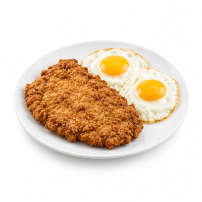 Coco's Bakery Restaurant Breakfast Country-Fried Steak & Eggs