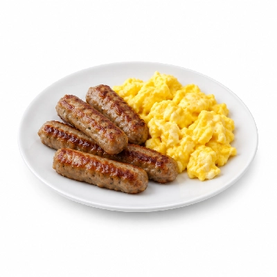 Coco's Bakery Restaurant Breakfast Fit & Lively Turkey Sausage Eggs