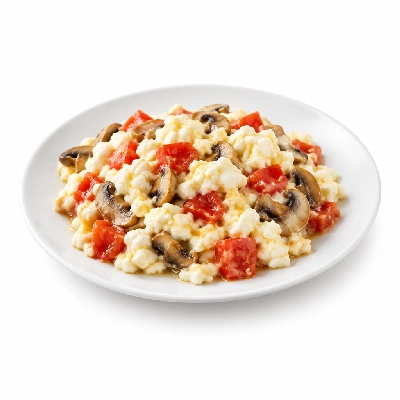 Coco's Bakery Restaurant Breakfast Gourmet Mushroom & Tomato Egg White Scramble