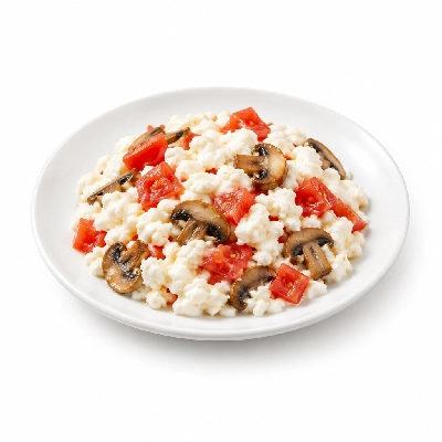 Coco's Bakery Restaurant Breakfast Gourmet Mushroom & Tomato Egg White Scramble Fit Lively