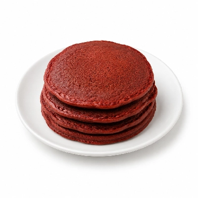 Coco's Bakery Restaurant Breakfast Red Velvet Pancakes a La Carte
