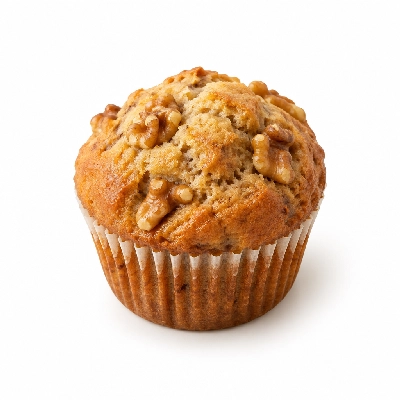 Coco's Bakery Restaurant Breakfast Side Items Banana Walnut Muffin