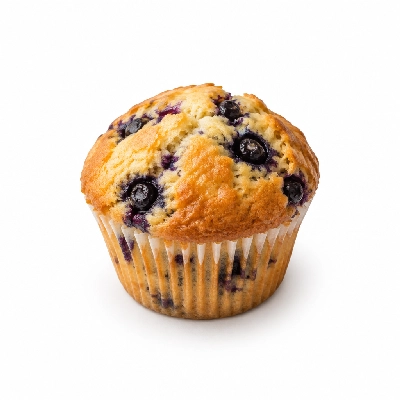 Coco's Bakery Restaurant Breakfast Side Items Blueberry Muffin
