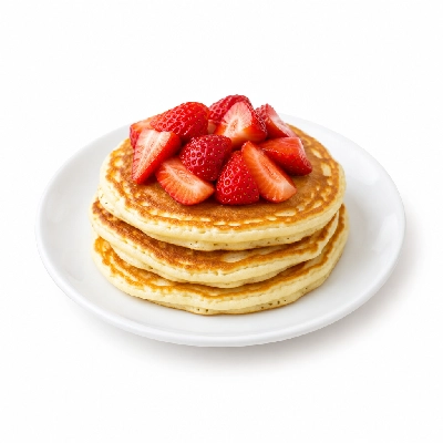 Coco's Bakery Restaurant Breakfast Strawberry Pancakes a La Carte