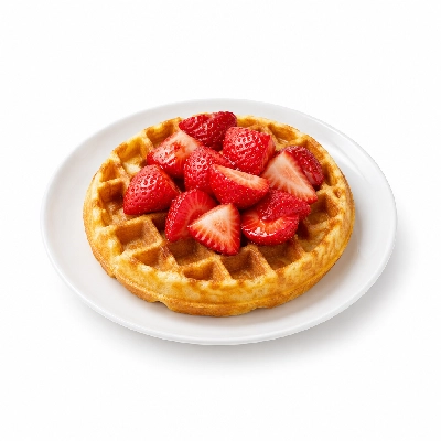 Coco's Bakery Restaurant Breakfast Strawberry Waffle a La Carte