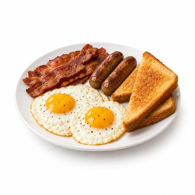 Coco's Bakery Restaurant Breakfast the Triple Mega