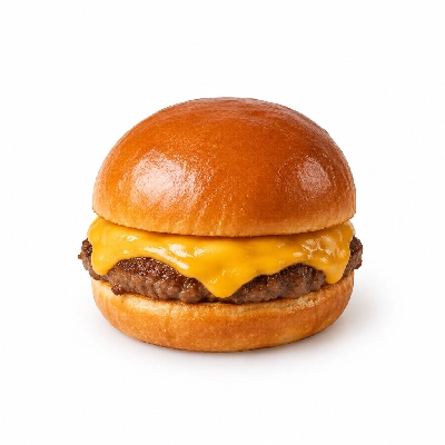 Coco's Bakery Restaurant Cheeseburger Combo Brioche Bun