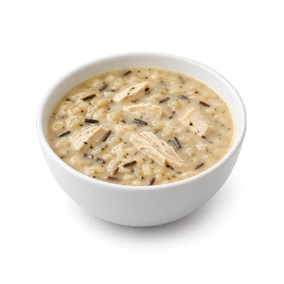 Coco's Bakery Restaurant Chicken & Wild Rice Bowl of Soup
