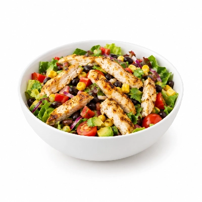 Coco's Bakery Restaurant Chicken Santa Fe Salad