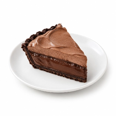 Coco's Bakery Restaurant Chocolate Cream Pie Slice