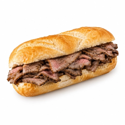 Coco's Bakery Restaurant Cowboy Prime Rib Sandwich