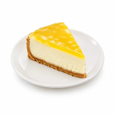 Coco's Bakery Restaurant Cream Cheese with Lemon Topping Slice