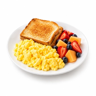 Coco's Bakery Restaurant Kids Menu Eggs Toast & Fruit