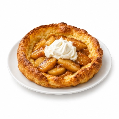 Coco's Bakery Restaurant Seasonal Favorites Cinnamon Apple & Cream Cheese German Pancake Combo