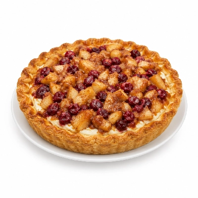 Coco's Bakery Restaurant Seasonal Favorites Dutch Apple Cranberry Cheese Pie