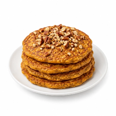 Coco's Bakery Restaurant Seasonal Favorites Multi-Grain Pumpkin & Nut Pancake Combo
