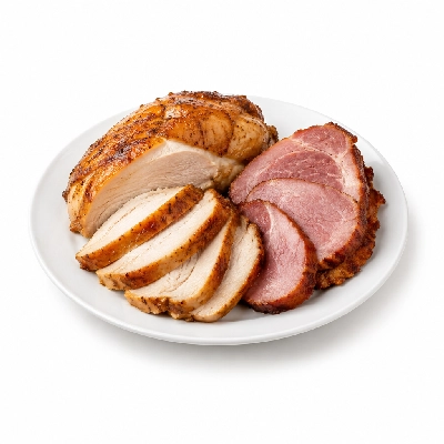 Coco's Bakery Restaurant Seasonal Favorites Roasted Turkey & Country Ham Combo