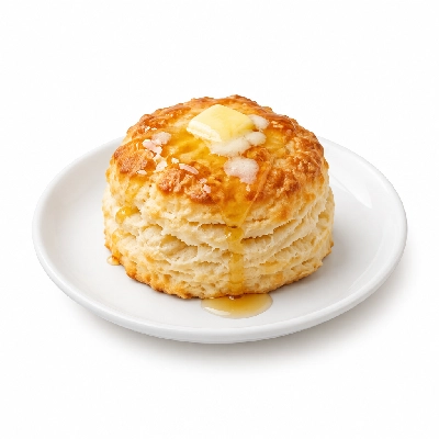 Coco's Bakery Restaurant Seasonal Favorites Side Items Buttermilk Biscuit with Butter and Honey