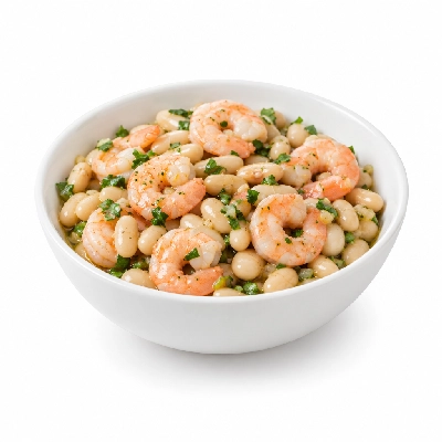 Coco's Bakery Restaurant Shrimp & White Bean Salad Fit Lively