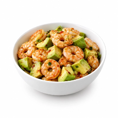 Coco's Bakery Restaurant Spicy Shrimp and Fresh Avocado Salad