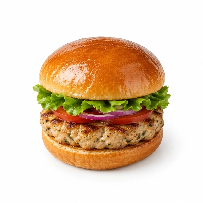 Coco's Bakery Restaurant Turkey Burger Brioche Bun