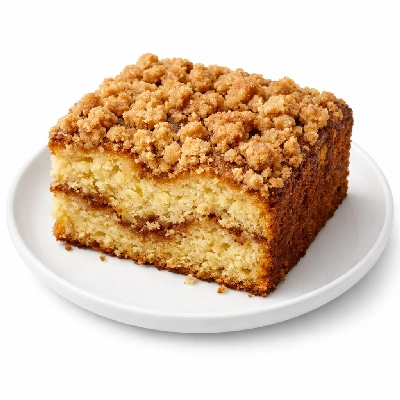 Coffeecake cinnamon with crumb topping dry mix prepared