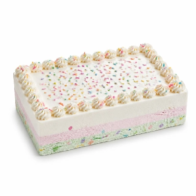 Cold Stone Creamery Signature Cakes Batter Confetti Large Rectangle