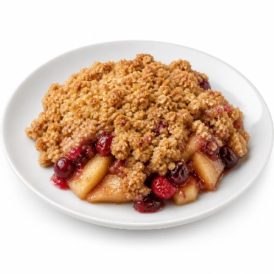 Compliments Bakery Apple Cranberry Caramel Crisp