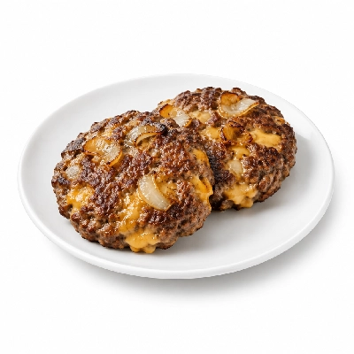 Compliments Burgers Beef Cheese & Roasted Onion
