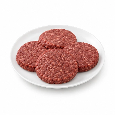 Compliments Super 8 Beef Burgers