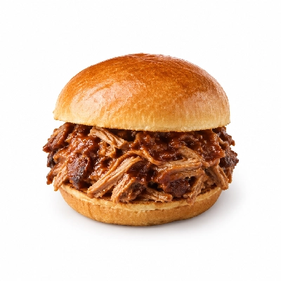 Compliments Burgers the Pulled Porkshire
