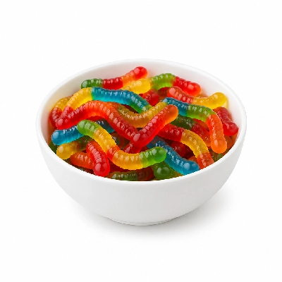 Compliments Candy Gummi Worms