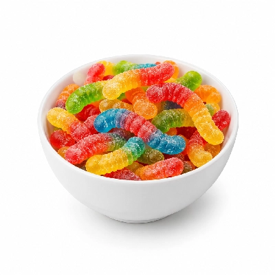 Compliments Candy Sour Gummi Worms