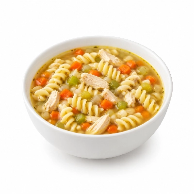 Compliments Canned Goods Balance Chicken Rotini Soup