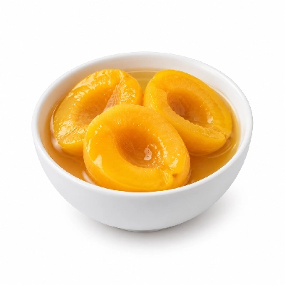 Compliments Canned Goods Peach Halves in Fruit Juice from Concentrate
