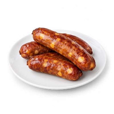 Compliments Deli Sausages Cheddar Cheese Smoked