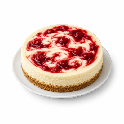Compliments Desserts Cheesecake Cherry Swirl