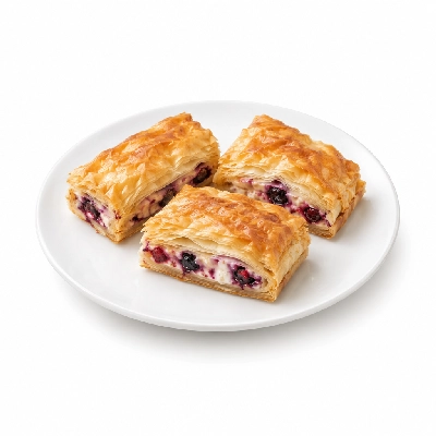 Compliments Desserts Forest Berry Cheesecake Phyllo Pastries