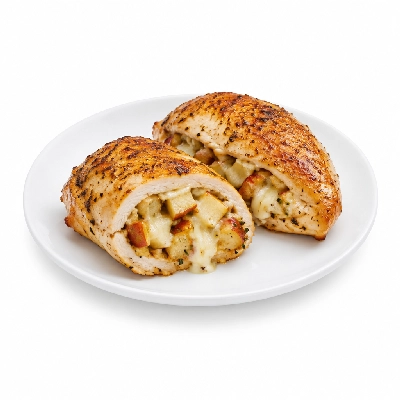 Compliments Entrees Chicken Breasts with Havarti Cheese and Apple Stuffing