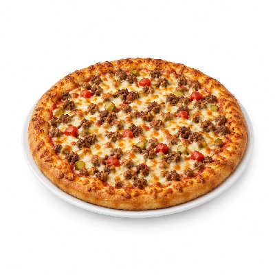 Compliments Hamburger Hearty Meals Pizza