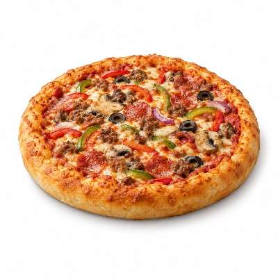 Compliments Pizza Deluxe Rising Crust
