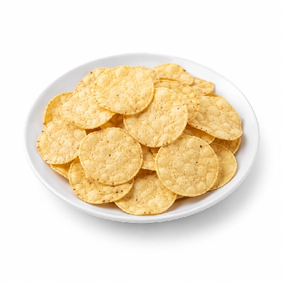 Compliments Tortilla Chips White Corn Bite Size Rounds