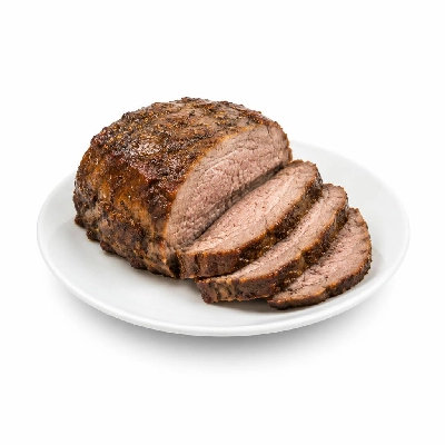 Cooked Beef Chuck Eye Roast, America's, Choice, Roasted, Boneless, Separable Lean Only, Trimmed to 0 Inch Fat