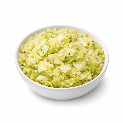 Cooked cabbage with herbs