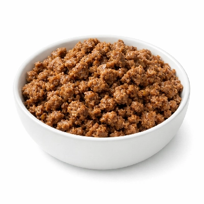Cooked Ground Meat with Seasoning