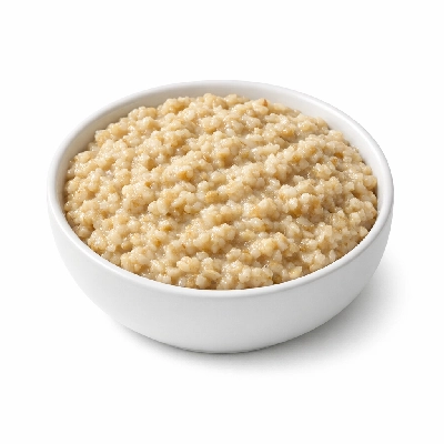 Cooked steel cut oats without salt