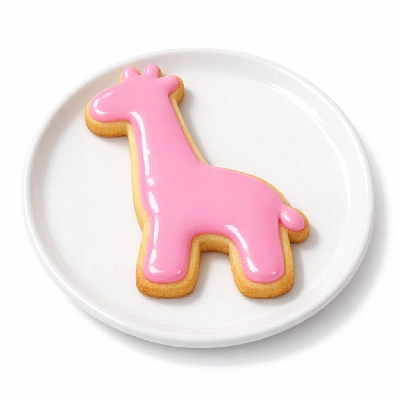 Cookies animal with frosting or icing