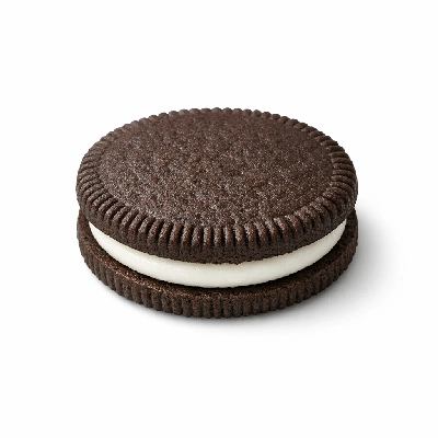Cookies chocolate sandwich with creme filling reduced fat