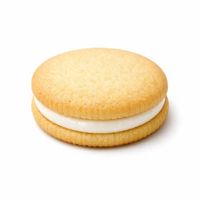 Cookies vanilla sandwich with creme filling