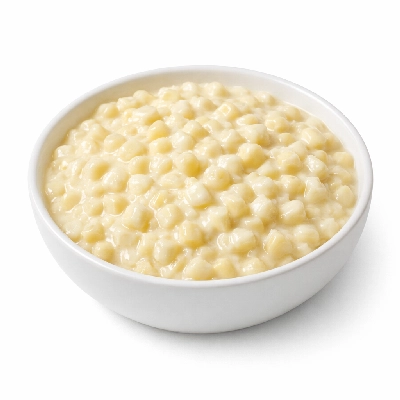 Corn sweet white canned cream style regular pack
